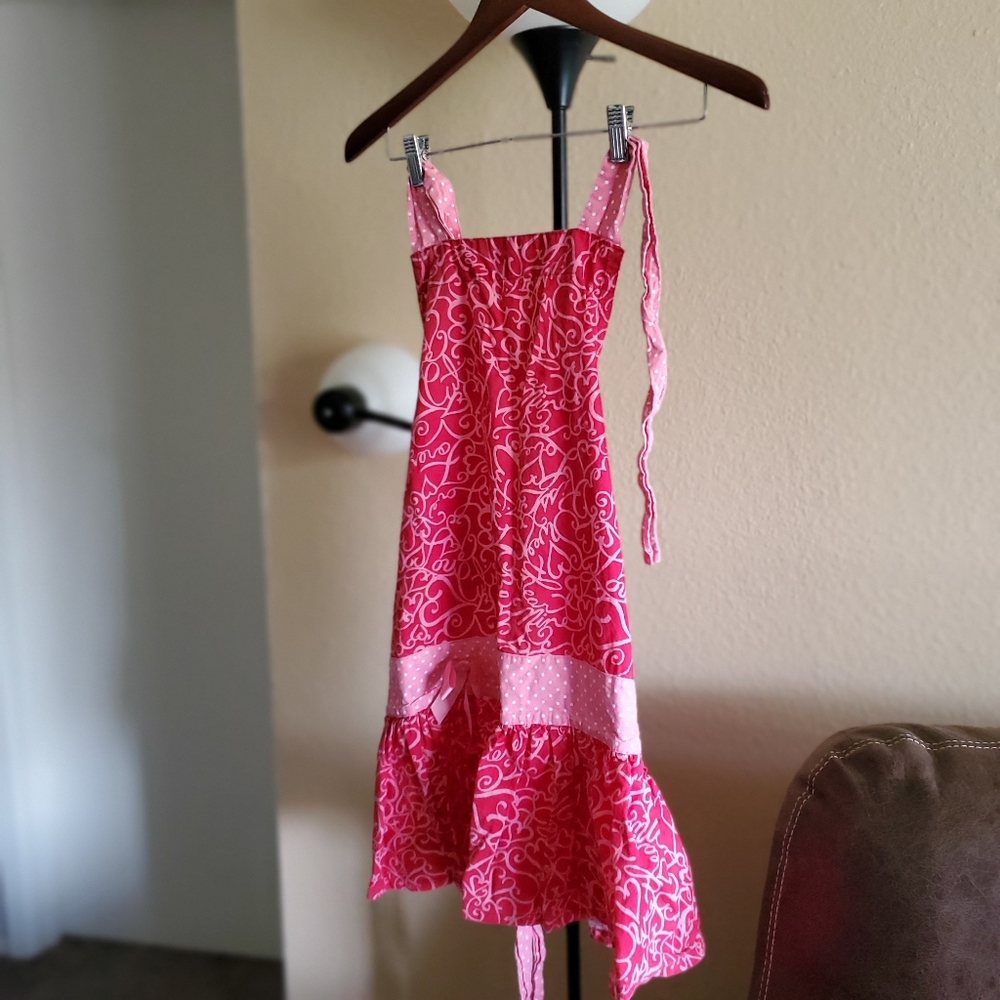 Pink apron